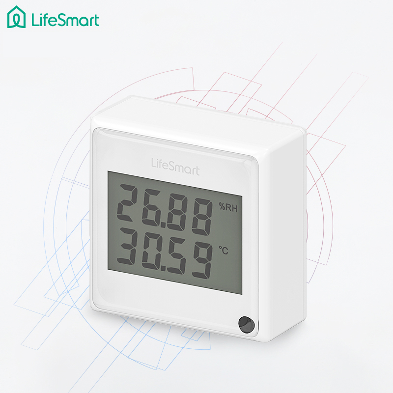 Lifesmart-Multifunctional-Environment-Sensor-Monitor-Light-Temperature-Humidity-Phone-Realtime-View-Remote-Control-by-APP-433MHZ